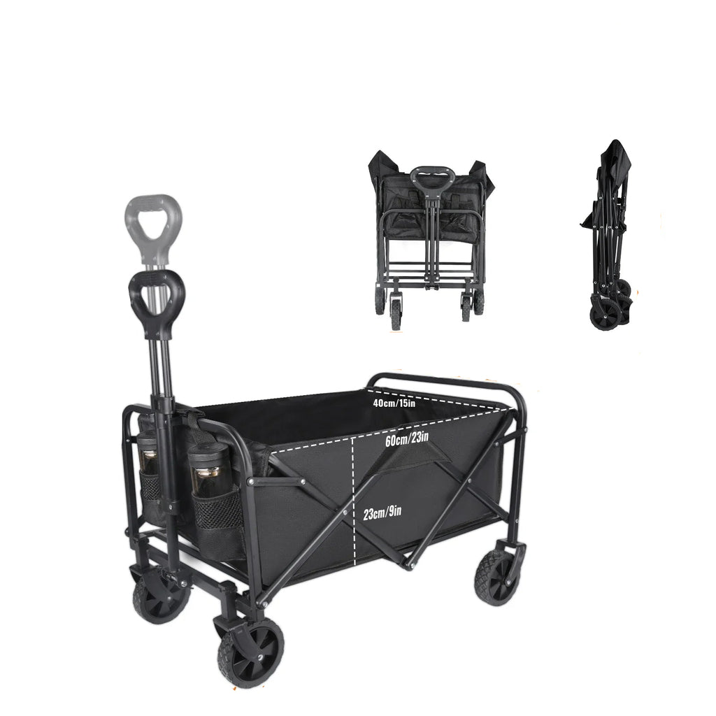 Nomad All-Terrain Basecamp Wagon - Heavy-Duty Foldable Cargo Cart