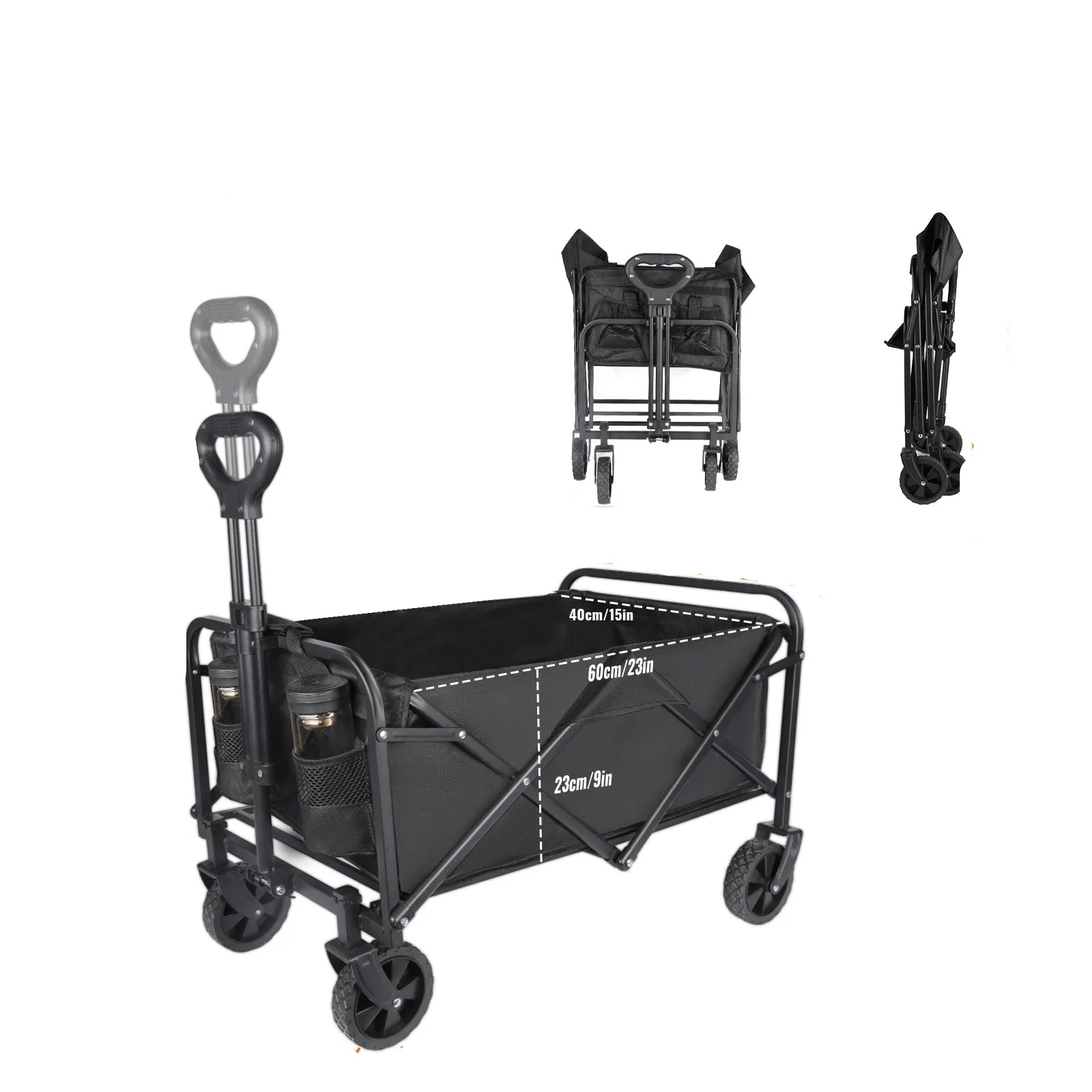 Nomad All-Terrain Basecamp Wagon - Heavy-Duty Foldable Cargo Cart