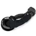 Nomad Pacific Supply heavy-duty synthetic soft shackle and recovery ring set, 55,000 lbs capacity, shown in black with metal connectors.