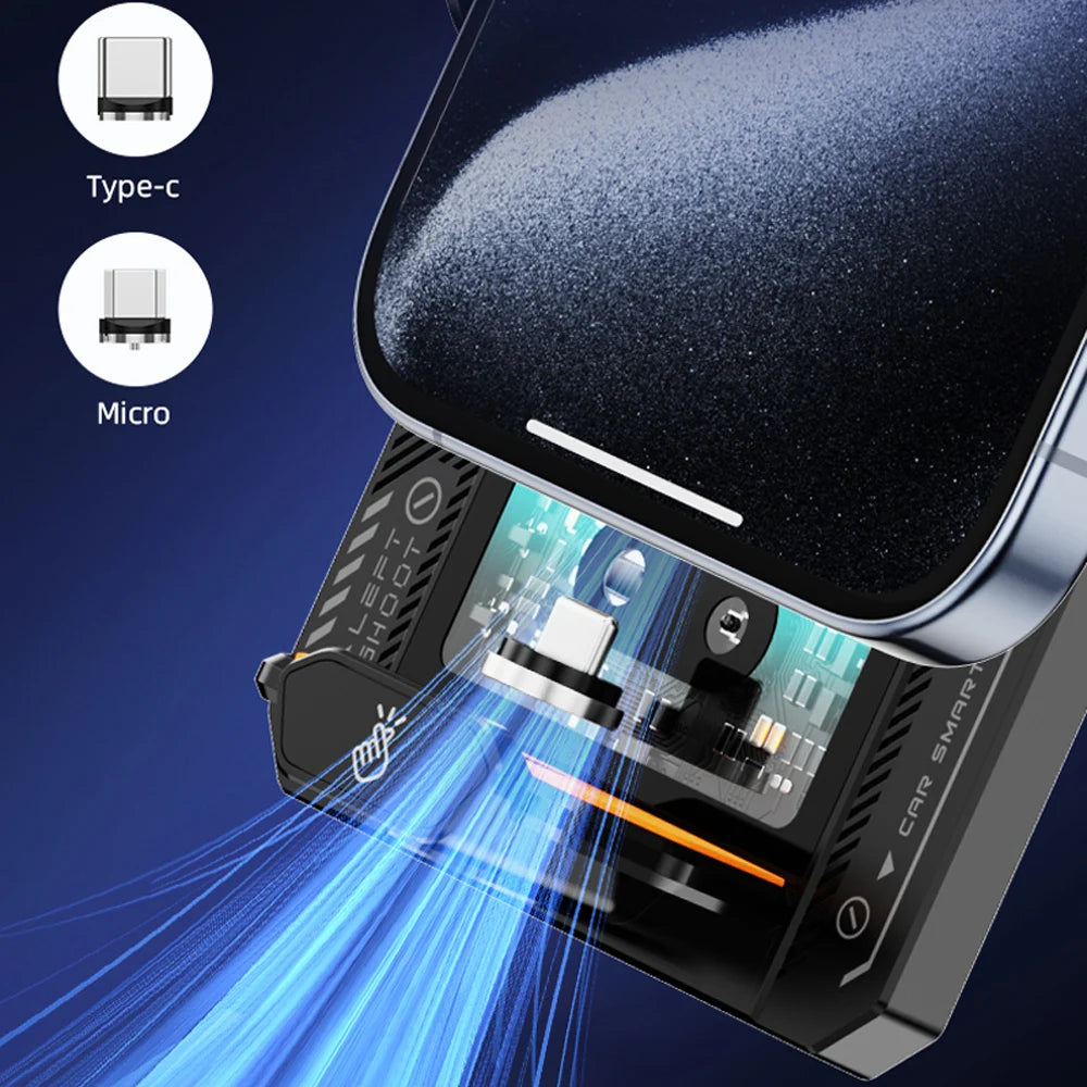 Nomad Titan full metal gravity car mount made of precision aluminum alloy, designed to securely hold smartphones in vehicles