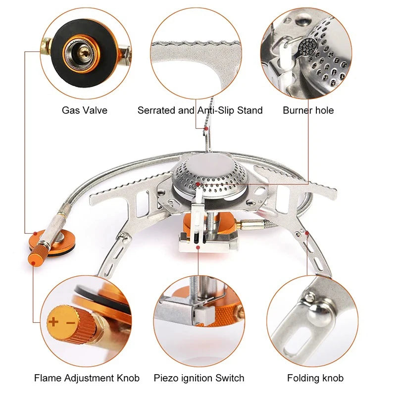 Nomad Alpine 3500W Windproof Camp Stove