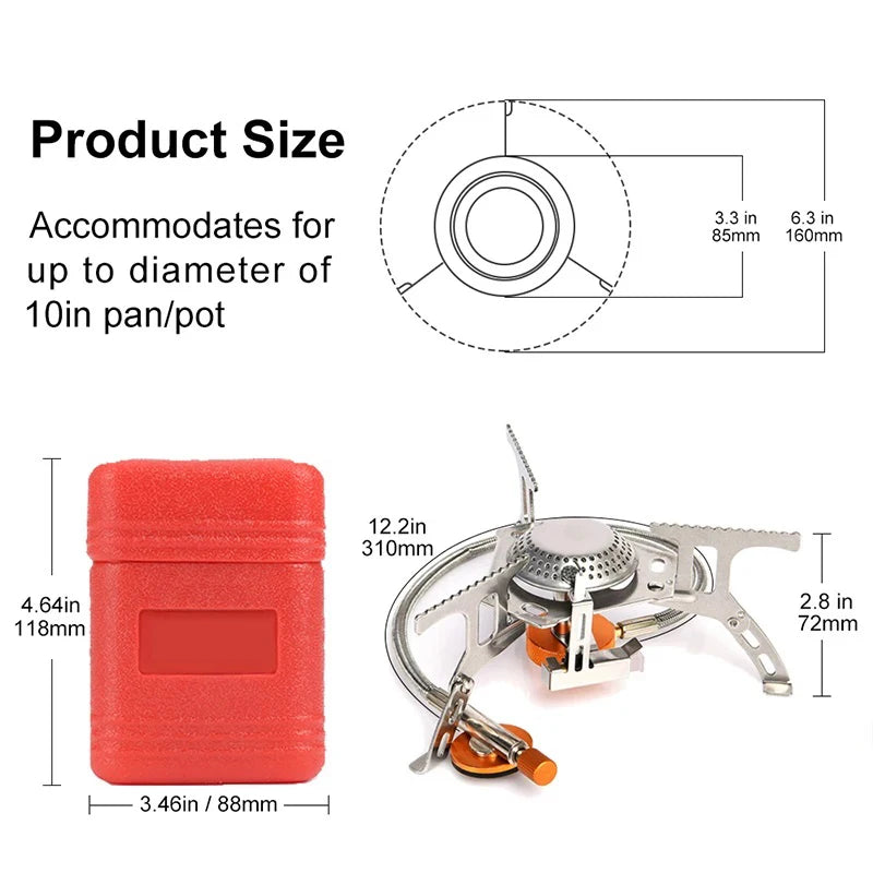 Nomad Alpine 3500W Windproof Camp Stove