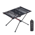 Nomad x Naturehike ultralight folding camping table with mesh surface, portable outdoor desk for camping and picnics.