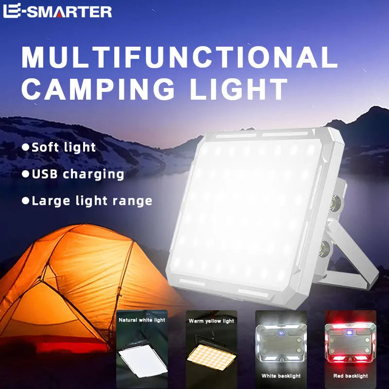 Nomad Searching Pro high-power magnetic camping lantern with bright LED light and magnetic base for outdoor use
