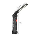 Nomad Pacific Supply magnetic COB LED foldable work and camp lantern with handle and bright illumination, suitable for outdoor and work use