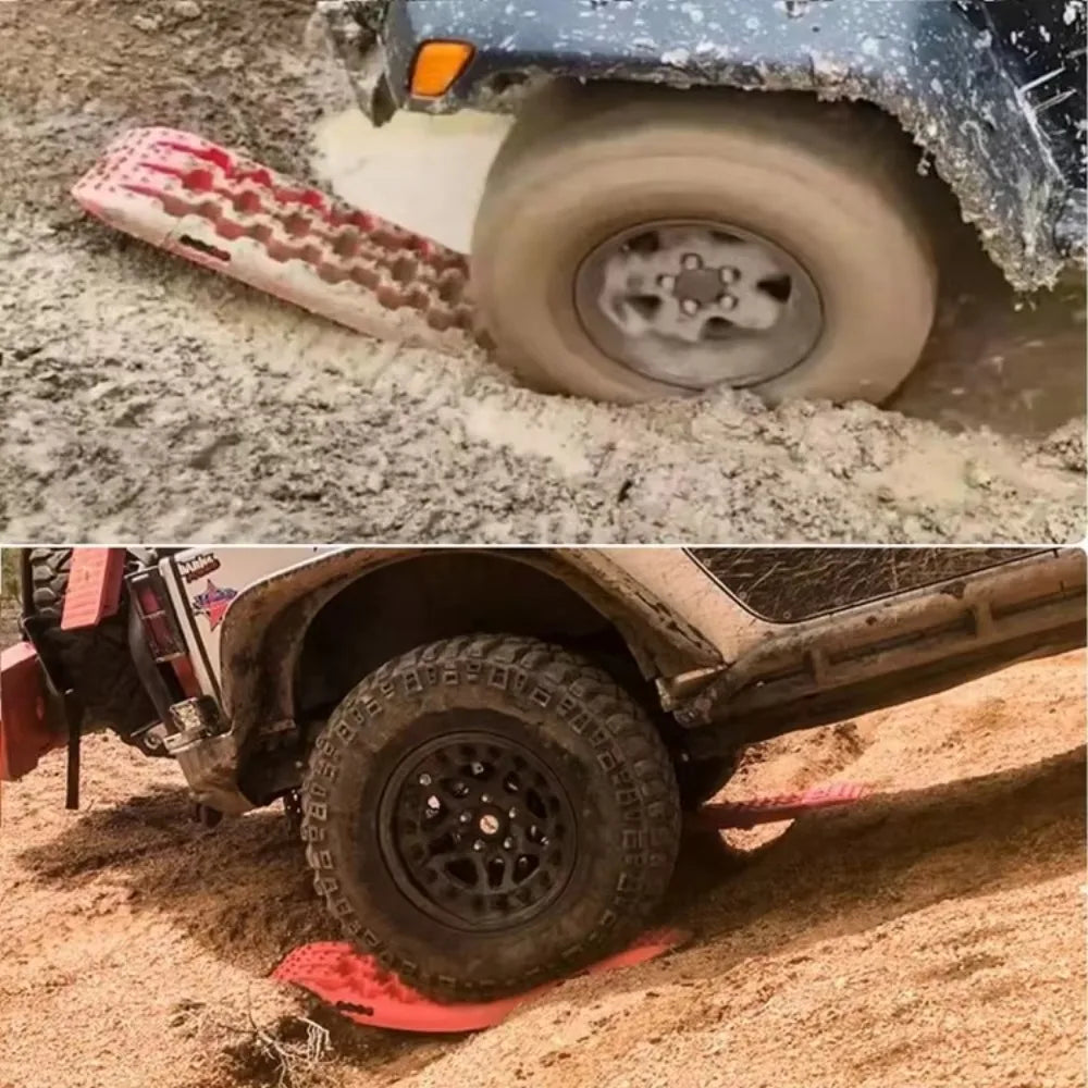 Pair of Nomad Heavy-Duty 10-Ton Off-Road Recovery Tracks designed for vehicle traction and recovery in tough terrain.