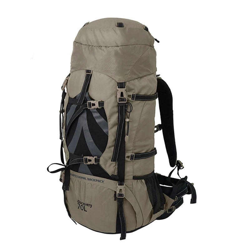 Naturehike 70L camping backpack with rain cover, ergonomic design, large capacity hiking bag for men, outdoor travel trekking gear