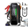 Nomad 5-in-1 Expedition Jump Starter and Air Compressor showing the compact device with cables and air hose attached.