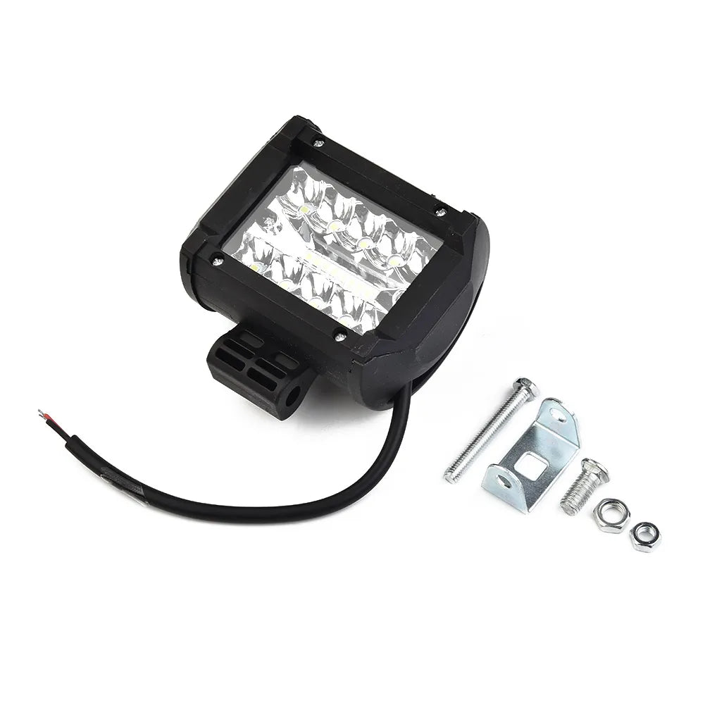 Nomad Pacific Supply Nomad Pro 60W LED offroad light bar with combo spot and flood beams, waterproof driving lamp for vehicles