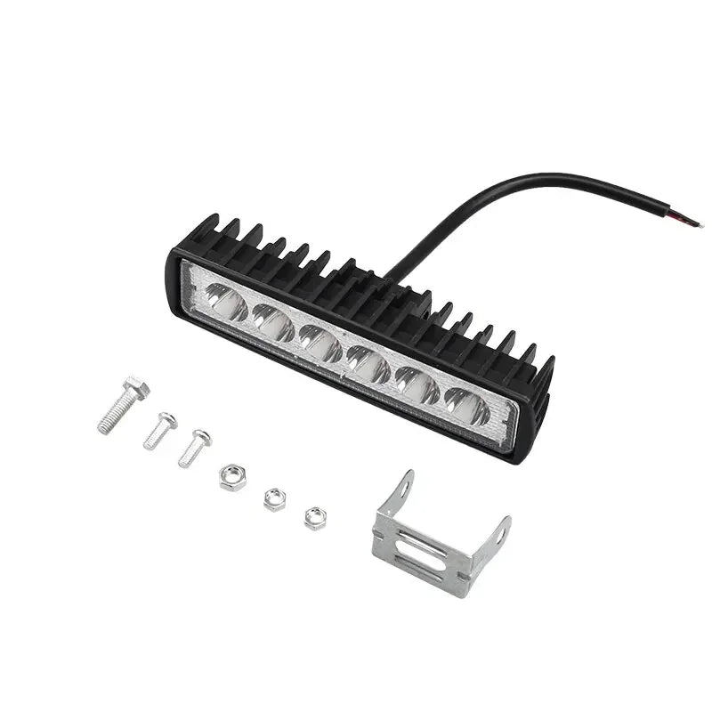 Nomad Pacific Supply Ultra-Bright 6-LED Offroad Work Light with waterproof design and 1420 lumens spotlight illumination.