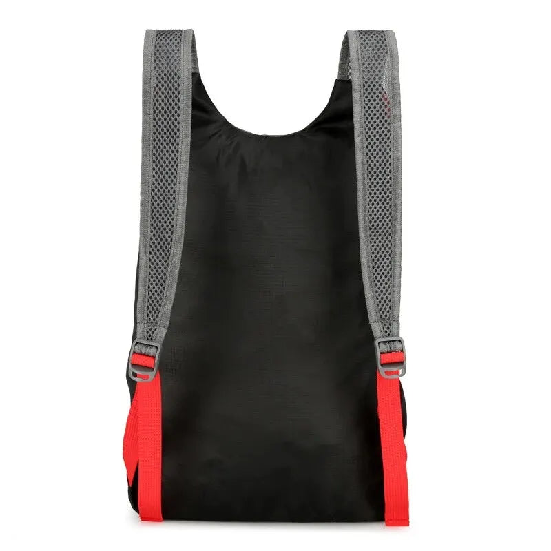 Nomad Pacific Supply Nomad PocketPack folding backpack, 20L waterproof trail daypack, lightweight and packable for outdoor adventures.